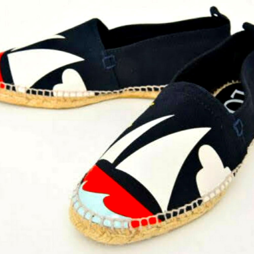 LOEWE Suede Espadrille Size 41
